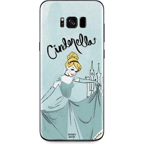 Disney Princess Cinderella Curtsy Art Galaxy S8 Plus Skin